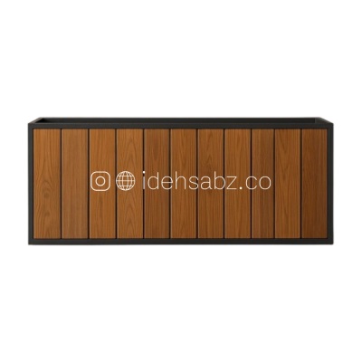 فلاورباکس چوبی مستطیلی | ایده سبز