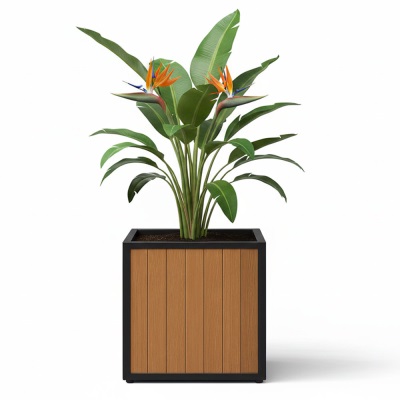 فلاورباکس چوبی ایستاده | ایده سبز