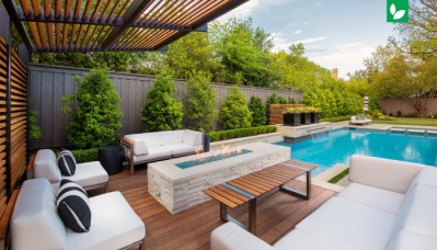 ایده‌های لوکس | طراحی محوطه سازی استخر