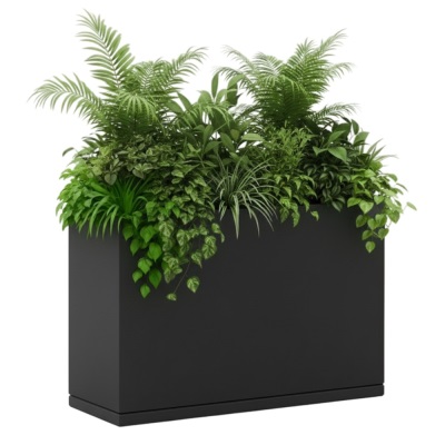 فلاورباکس فایبر گلاس افقی | ایده سبز