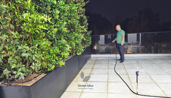 نمونه کار | تراس سبز ماهدشت