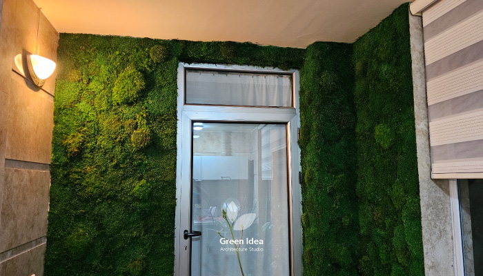 نمونه کار بالکن سبز زعفرانیه | مجری شرکت ایده سبز