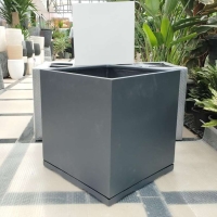 فلاورباکس فایبرگلاس مربعی | طوسی