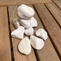 سنگ قلوه‌ای رودخانه‌ای بادامی | ایده سبز