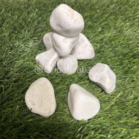 سنگ قلوه ای سفید رودخانه ای | بادامی