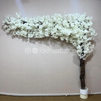 درختچه مصنوعی شکوفه ژاپنی | تنه فایبر