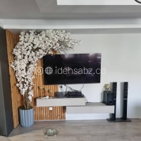 درخت شکوفه مصنوعی سفید 