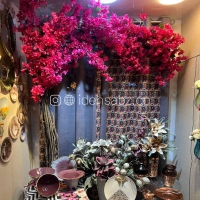 درختچه مصنوعی شکوفه ژاپنی سرخابی