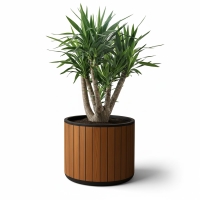 فلاورباکس چوبی استوانه | ایده سبز