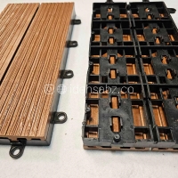 پنل چوب پلاست | دارای قلاب قفل شونده جهت اتصال