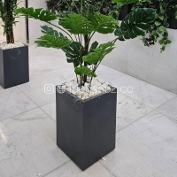 فلاورباکس فایبرگلاس ایستاده | طول 50 عرض 50 ارتفاع 80