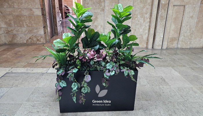 نمونه کار | فلاورباکس فایبر و گیاه مصنوعی