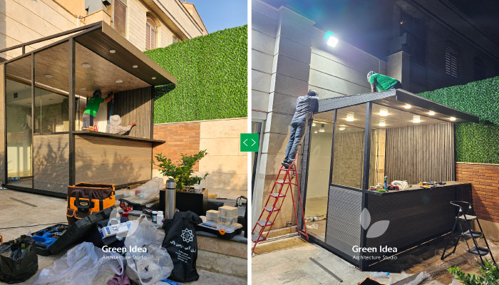 نمونه کار | ساخت آلاچیق سفارشی در کمترین زمان 