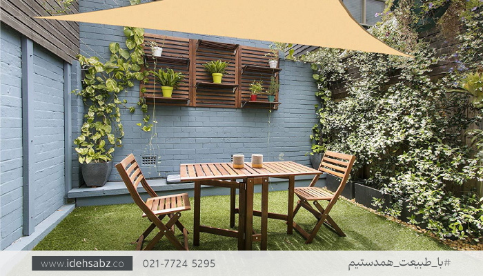 استفاده از مبلمان تاشو | طراحی یاغ ویلای ساده