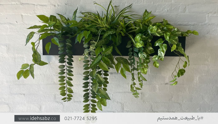 گلدان دیواری مناسب برای حیاط | فلاورباکس اداری