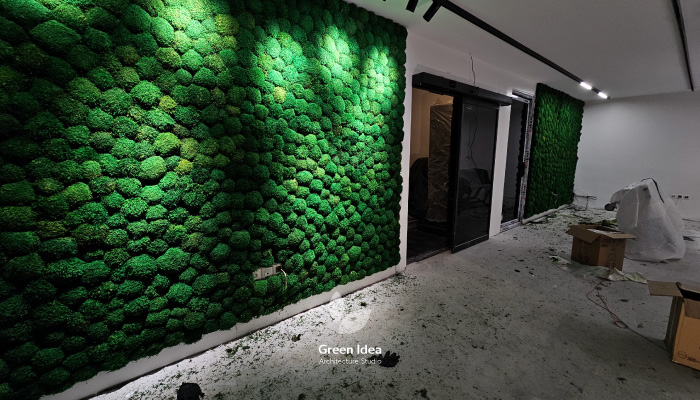 دیوار خزه ای شرکت کاله