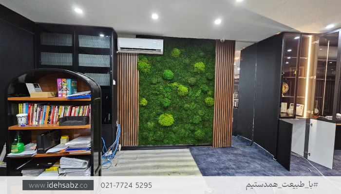 کاربرد خزه تثبیت شده در دکوراسیون داخلی