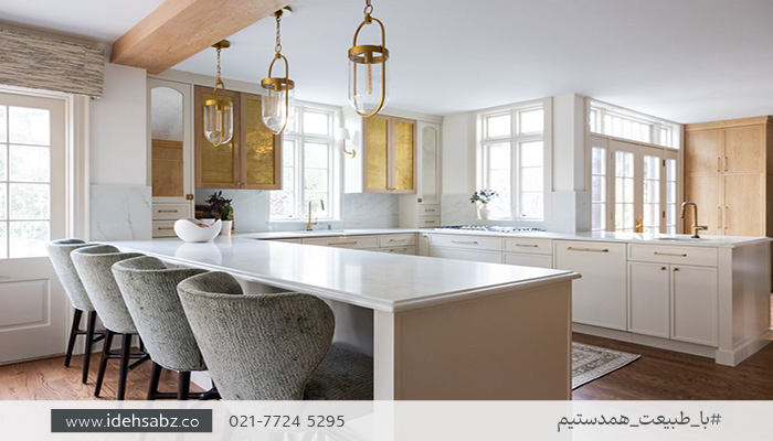 طراحی میز کانتر آشپزخانه