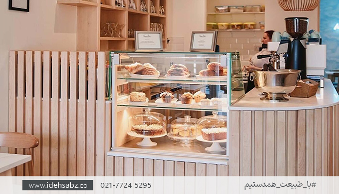 طراحی میز پیشخوان شیشهای | میز کانتر شیشهای